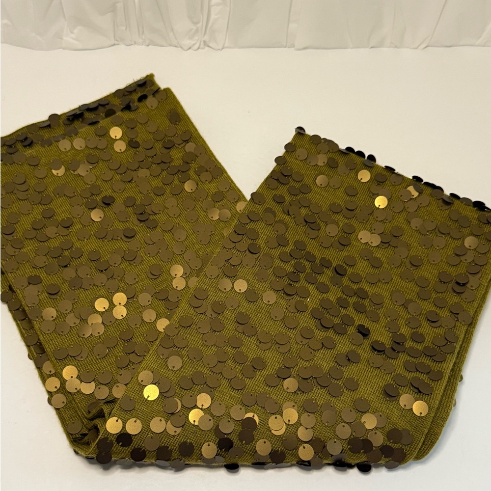 Nordstrom Gold Sequin Scarf